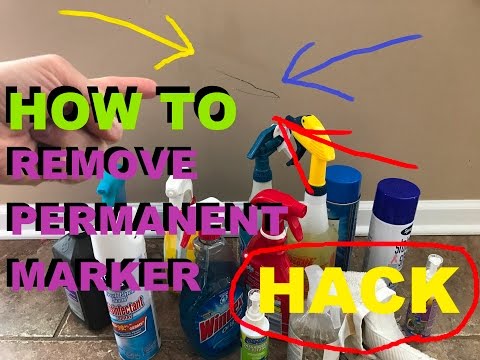 How To Remove Permanent Marker From The Wall