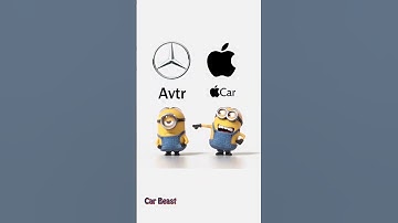 Mercedes vision avtr VS Apple car minions stylefunny#funny #foryou #tiktok #status #trending #apple