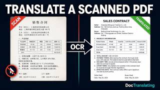 How to Translate a Scanned PDF Document (OCR + Translation)