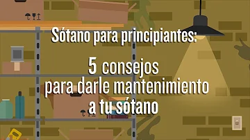 ¿Cómo eliminar el mal olor en el sotano?