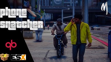 Phone Snatcher | Realistic Street Crime Fivem Script [ESX | QBCore | QBOX]