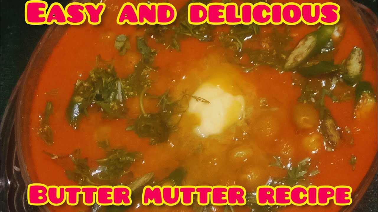 Instant Butter Mattar recipe in cooker/Butter Matter curry/Mattar ...