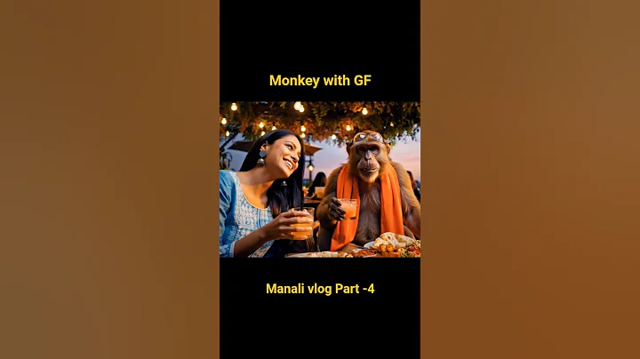 Ai Monkey Vlog Trend Video | Trending AI Monkey Vlog Funny #shorts #aimonkeyvlogger #viral