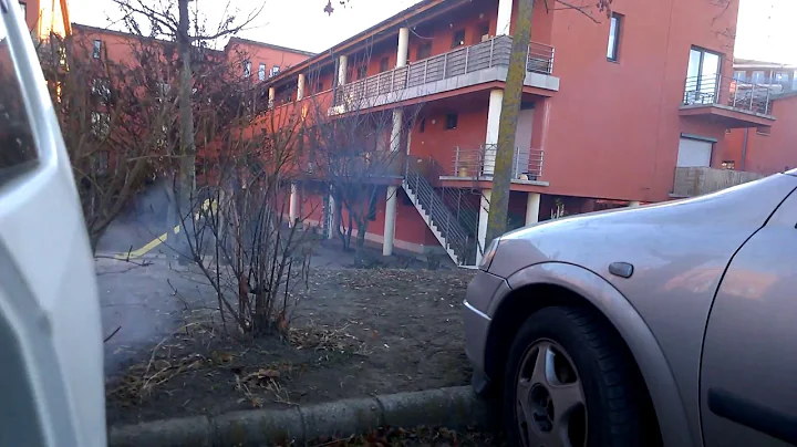 Peugeot 205 1.9D cold start -14°C