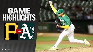 Pirates vs. A's Game Highlights (4\/30\/24) | MLB Highlights