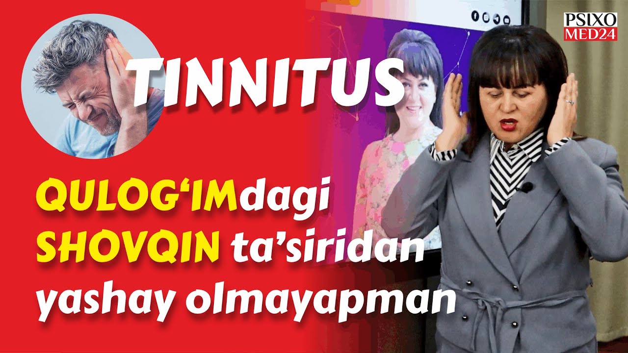 TINNITUS: Qulog'ingizga shovqin eshitilaveradimi? Shovqin ta'siridan yashay olmayapsizmi?