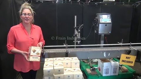 Video Jet Model 1520 Stainless Steel Ink Jet Coder Demonstration