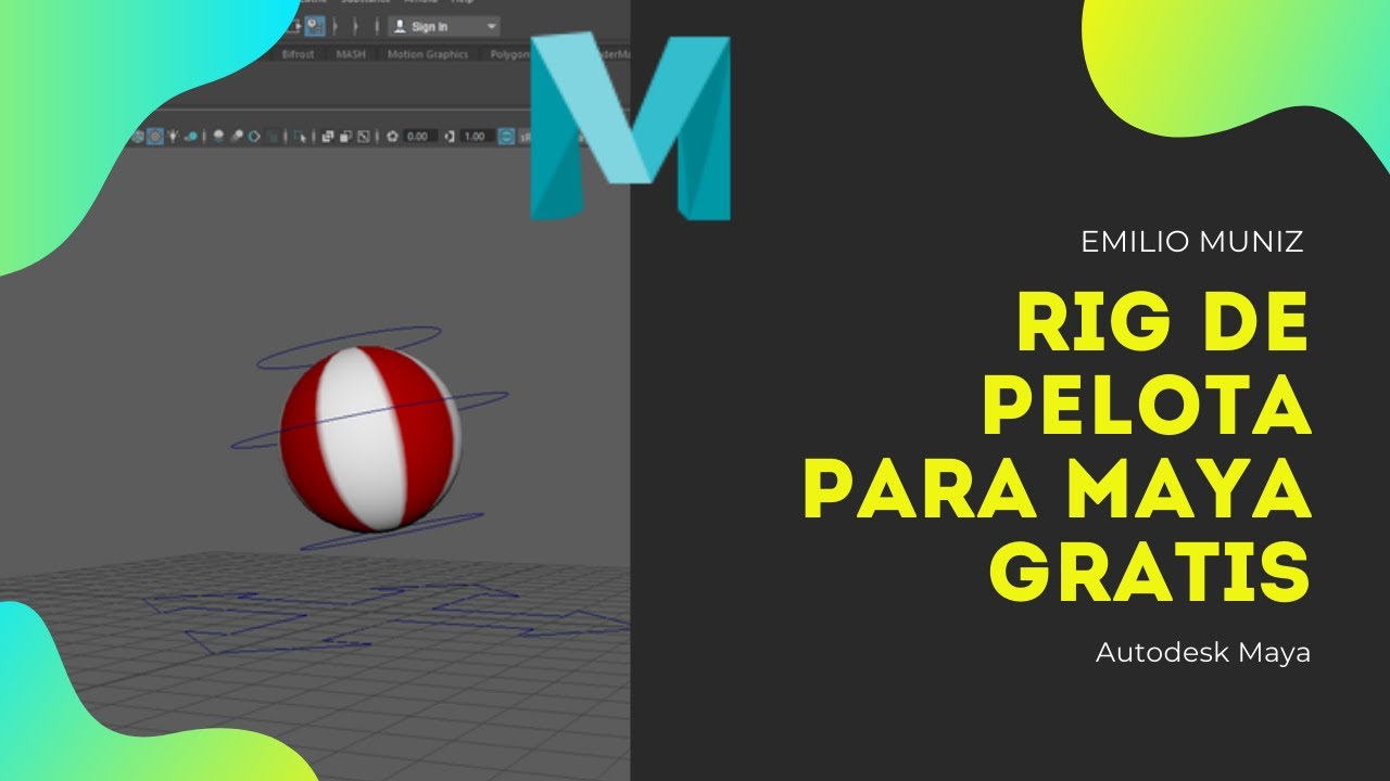 Como Animar Una Pelota En Maya