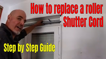 How to replace a Roller Shutter Cord - Step by Step Guide
