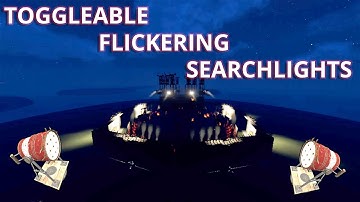 Toggleable Flickering Searchlights in RUST