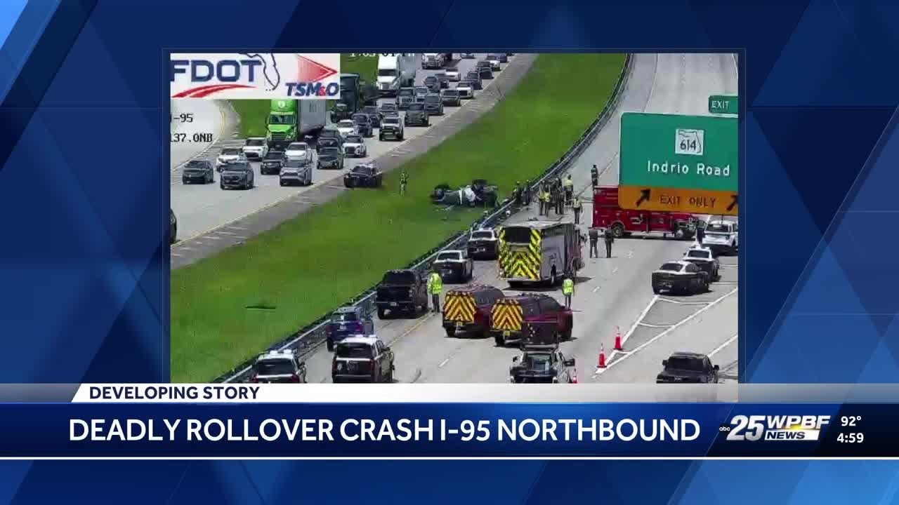 Deadly crash on Interstate 95 in St. Lucie County closes northbound ...