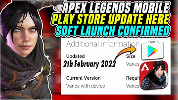 Apex Legends Mobile Soft Launch Update Is Here  |Play Store Update|