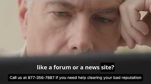 How to de-list negative content from google