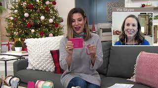 Michelle McDowell Bainbridge Keyring and Wristlet Set on QVC