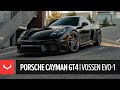 Porsche cayman gt4  vossen forged evo1  motorsports la