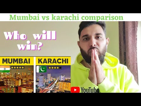 Indias MUMBAI CITY VS Pakistans KARACHI CITY | Mumbai vs Karachi Full Comparison| irish pak reaction