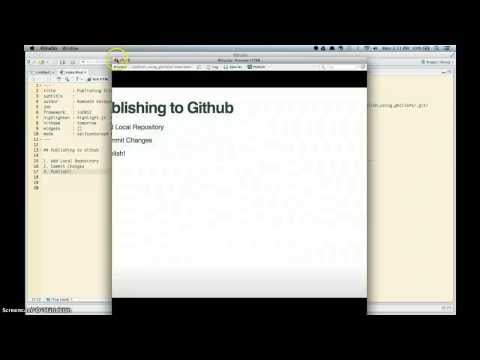 Publishing Slidify Decks to Github