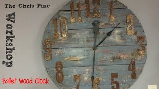 Pallet Wood Clock- Pallet Wood Challenge This was such a simple project in execution but was a lot of fun. I am not a big fan of 