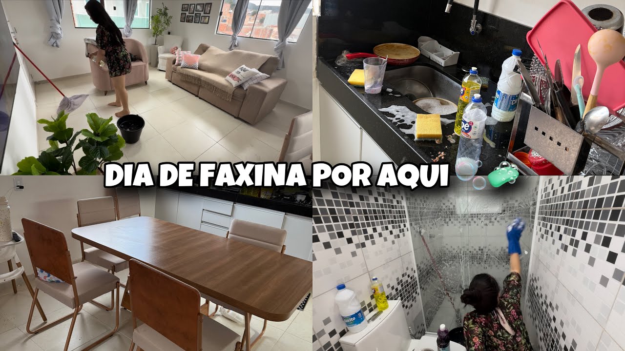 DIA DE FAXINA ! LIMPANDO E ORGANIZANDO A CASA 🥵