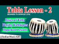 Learn tabla lesson  2  basic tabla bols playing techniques