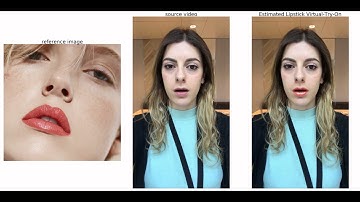 Lipstick demo - Deep Graphics Encoder for Real-Time Video Makeup Synthesis from Example