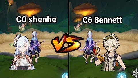 SHENHE vs BENNETT who is the best Support For Ayaka ?Full Team Comp!!