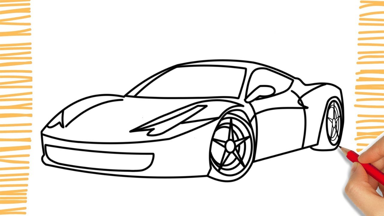 Como Desenhar Uma Ferrari Enzo How To Draw A Enzo Ferrari