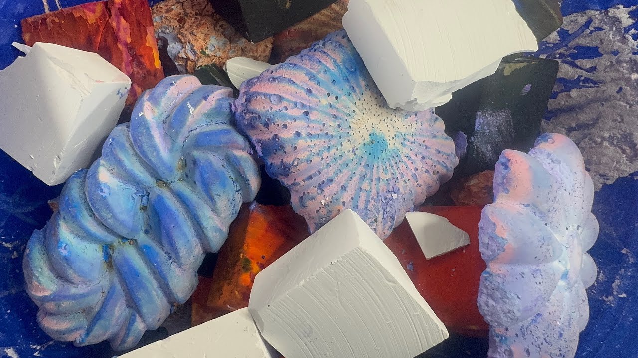 Everything Must Go Variety Mass Crush | Gym Chalk ASMR | Oddly Satisfying | Sleep Aid 