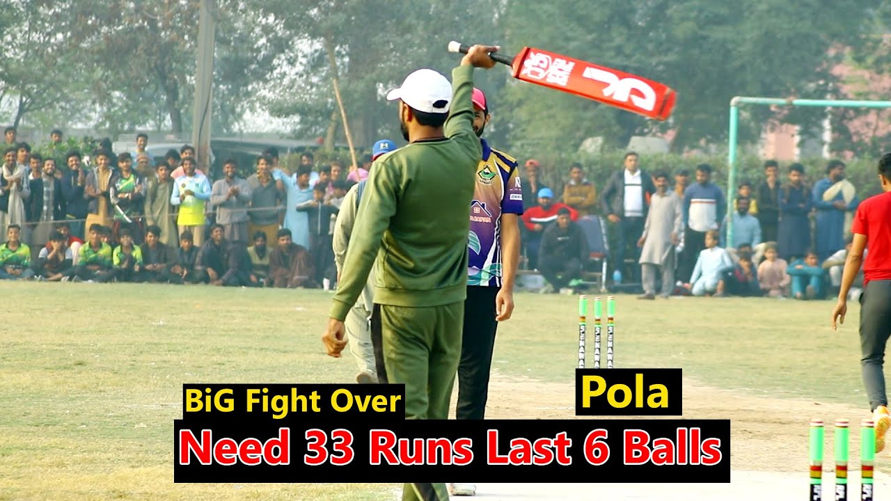 Need 33 Runs last 6 Balls Hafiz Pola vs Taimoor Mirza - YouTube