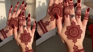 Simple Mandala Mehndi Design Stylish Back Hand Mehndi Design 2025 Mehndi Mehndi Design Mehndi
