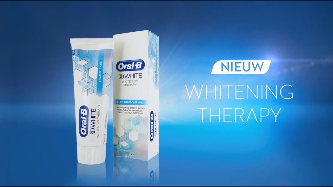 Raadplegen Vader wasserette Oral-B 3D White Whitening Therapy tandpasta - TV reclame - YouTube