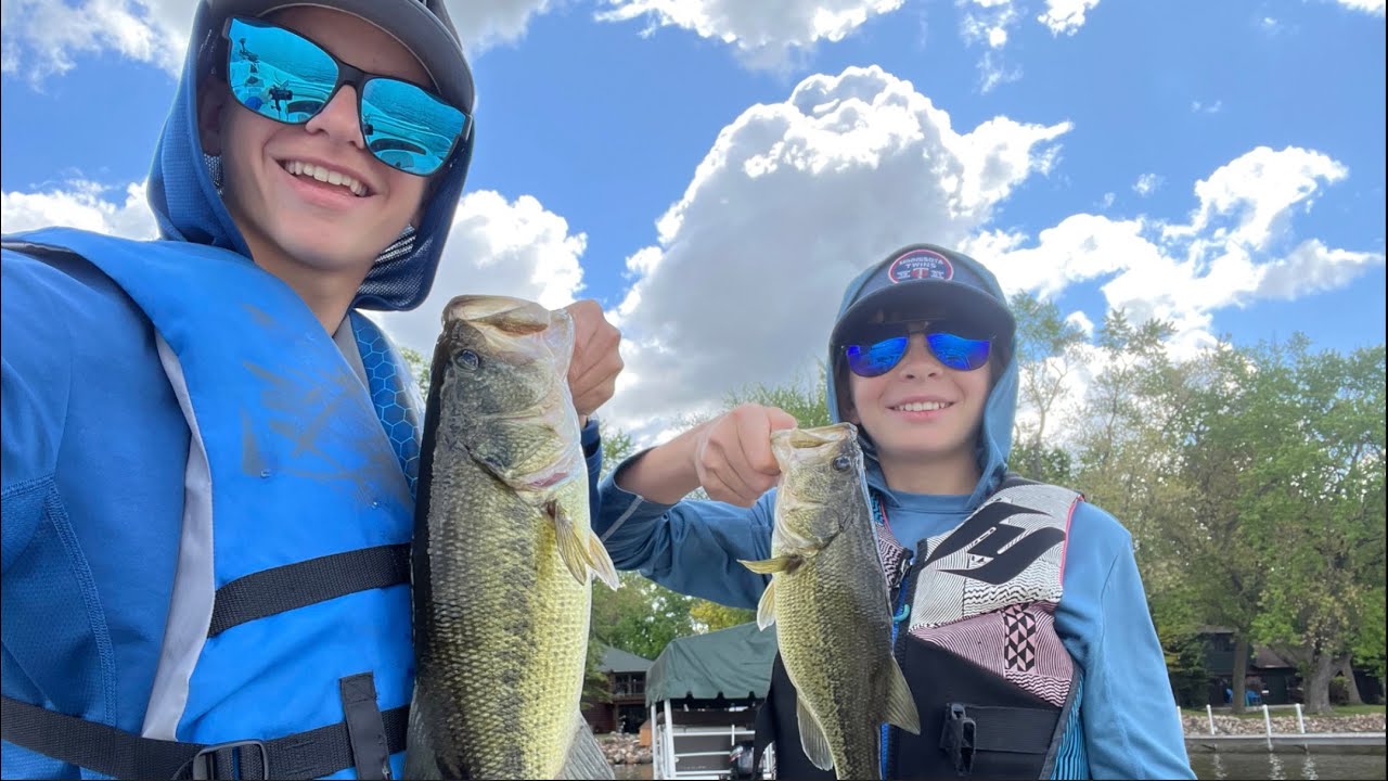 Big Bass on the Wacky Worm and Whopper Plopper