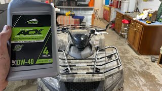 Tracker 450 Oil Change