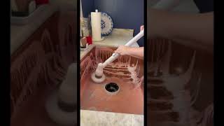 #ASMR #short Sink cleaning day! Tried out the Bar Keeper’s Friend soft scrub ins screenshot 3