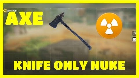 MY FIRST EVER KNIFE ONLY NUKE ☢️ IN COD MOBILE