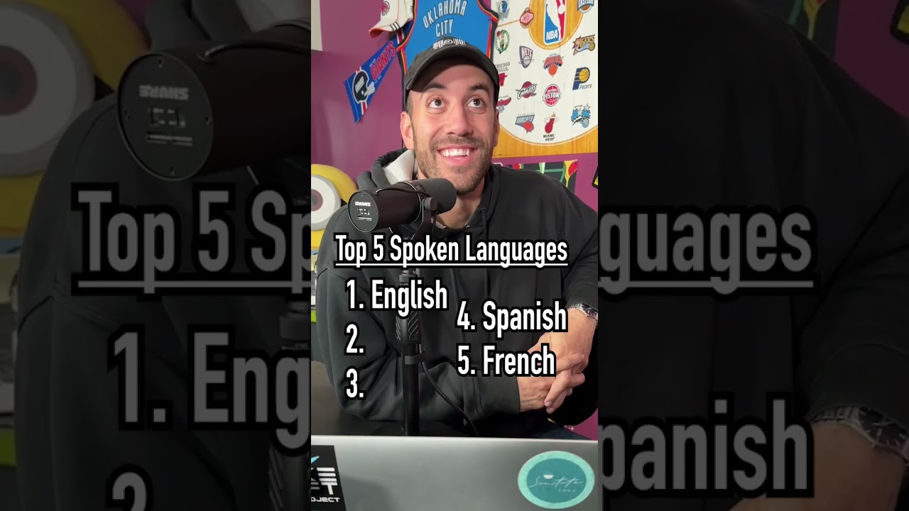 Guessing the TOP 5 Most Spoken Languages!! #shorts #world #languages #top5 #countries