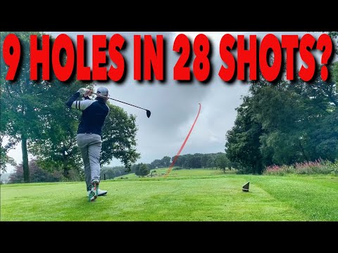 SHOOTING MY BEST ROUND YET ON 9 HOLES - EVERY SHOT- Break 28 golf Challenge