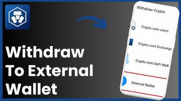 How To WITHDRAW On Crypto.com Exchange App To EXTERNAL Wallet | TUTORIAL !