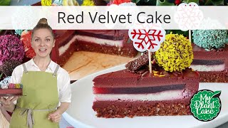No-dye and No-bake Red Velvet Cake | Vegan, gluten-free, refined sugar-free by My Plant Cake 1,705 views 11 months ago 21 minutes