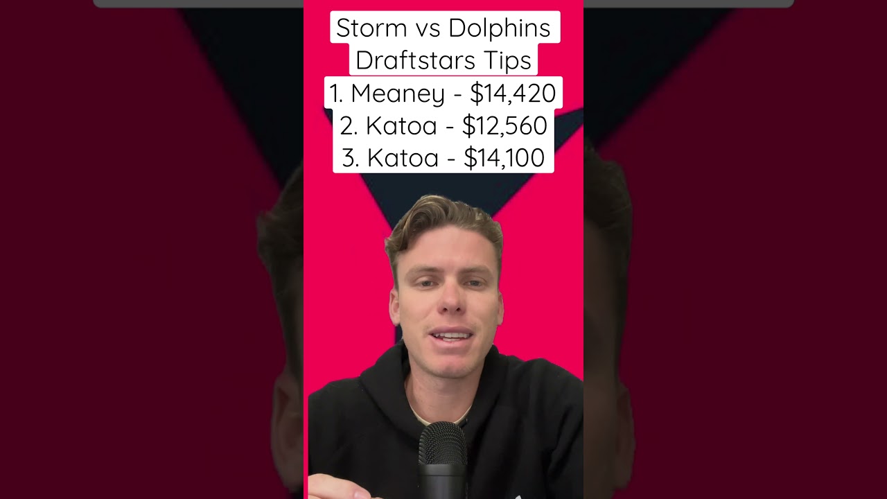 My Best Storm vs Dolphins Draftstars Picks! 