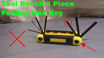 ✅  How To Use Tool Bench 8 Piece Folding Hex Key Review