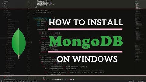 How to Install MongoDB on Windows 10