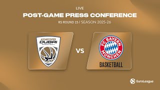 Dubai Basketball vs. Bayern Munich | Post-Game Press Conference