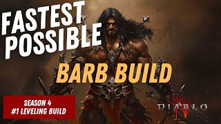 This Is The FASTEST 1-100 Barbarian Leveling Build For Season 4!