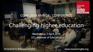 CGHE 2019 annual conference: Challenging higher education