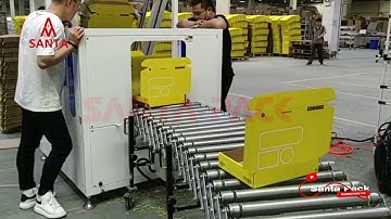 Small Box Folding Machine in E commercial Warehouse