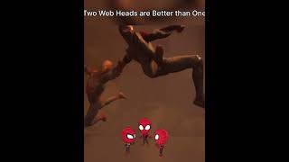 Two Web Heads Are better than One ! #spiderman2 #spiderverse