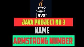 Armstrong number in Java project // basic Java projects #coding #Java