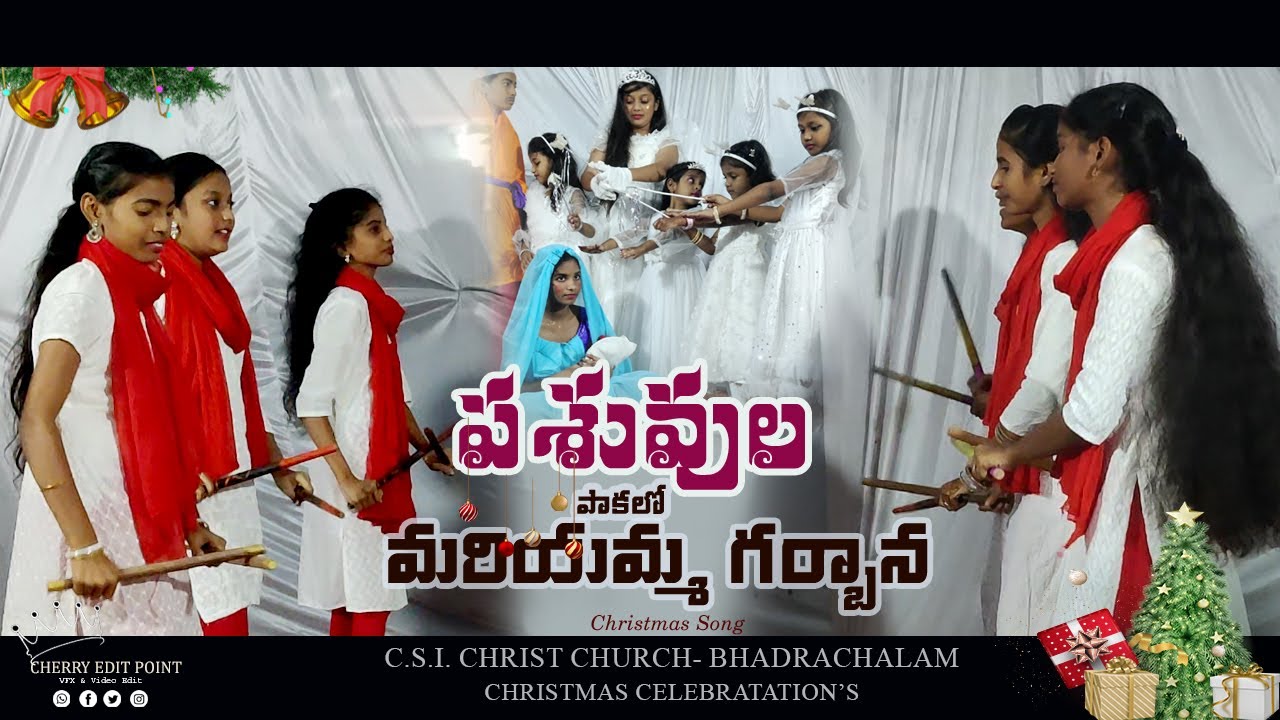 lI Pashuvula Paakalo Il పశువుల పాకలో మరియమ్మ గర్భాన // Christmas Celebrations Song