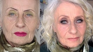 Макияж 60+. Возрастной вечерний макияж. Смоки для возрастной клиентки. Макияж 60+. Возрастной вечерний макияж. Смоки для возрастной клиентки.